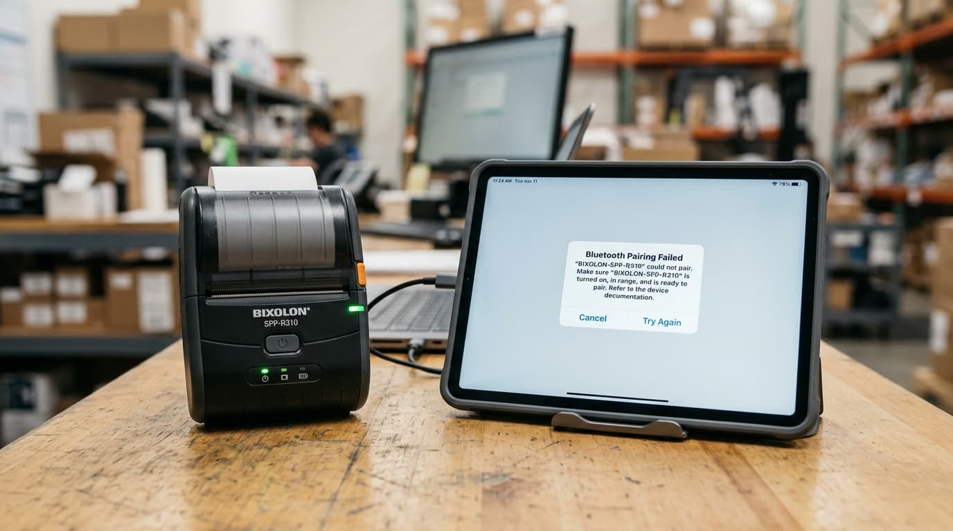 Bixolon Printer Bluetooth Pairing Failed: How to Fix It