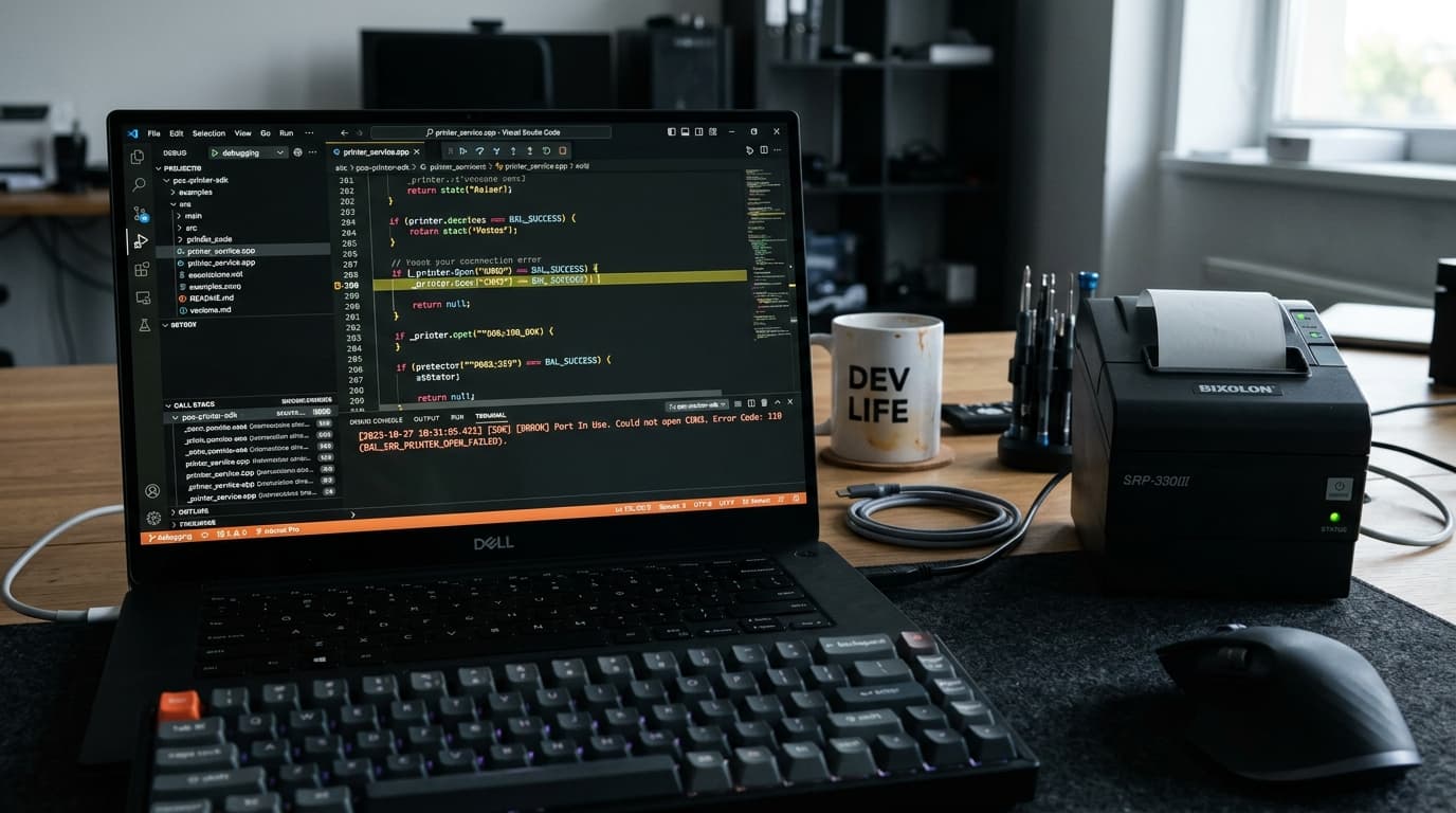 Bixolon SDK 'Printer Open' Error: Causes and Fix