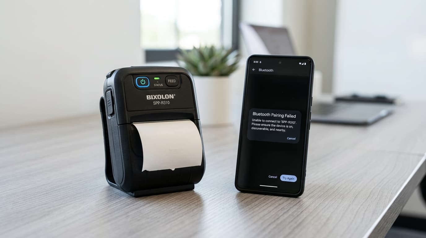 Bixolon SPP-R310 Not Connecting: Bluetooth Pairing Fix Guide