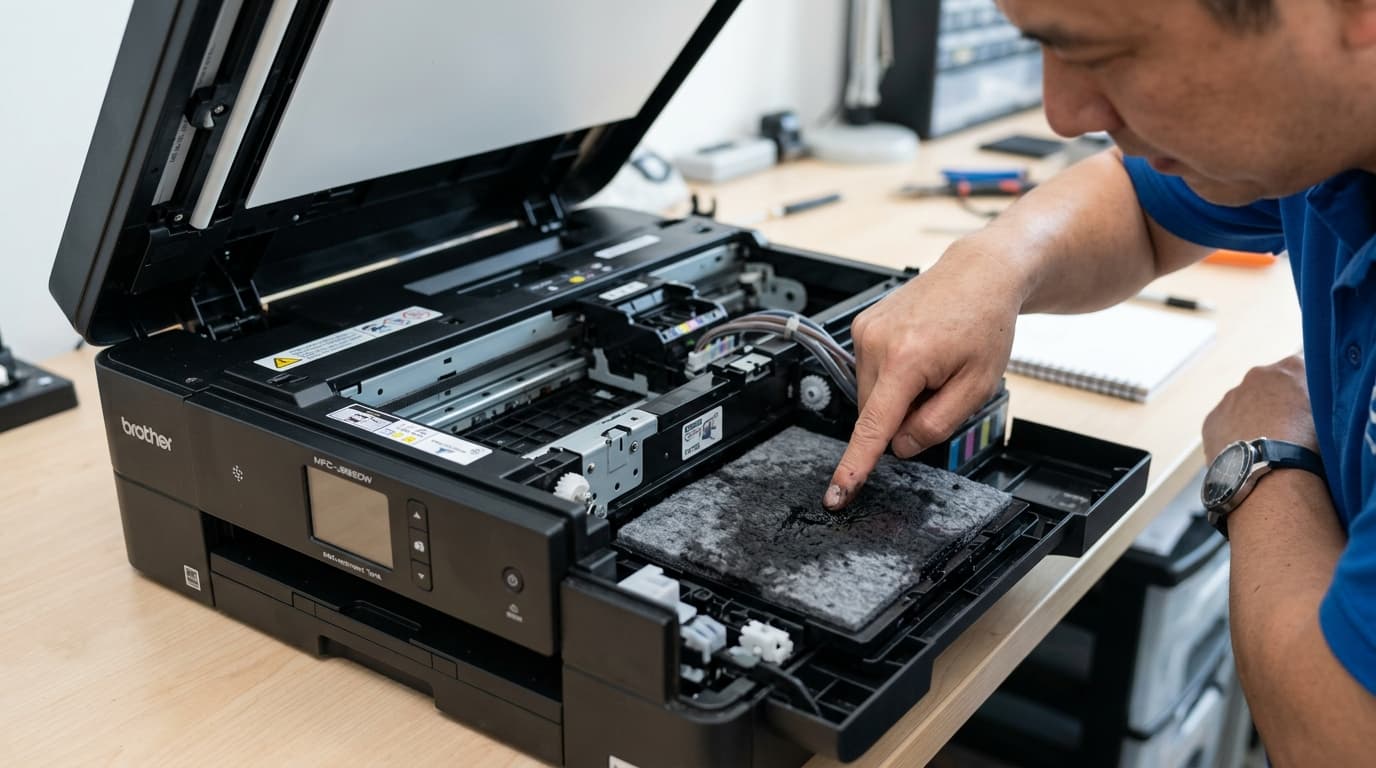 Brother Printer Error 46 (Unable to Clean)? Real Fix