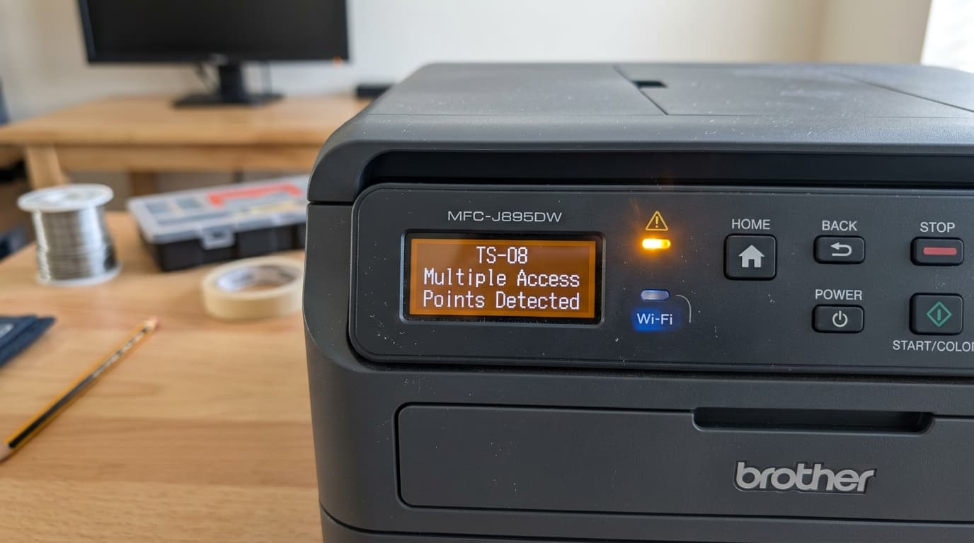 Brother Printer Error TS-08? Too Many Routers at Once