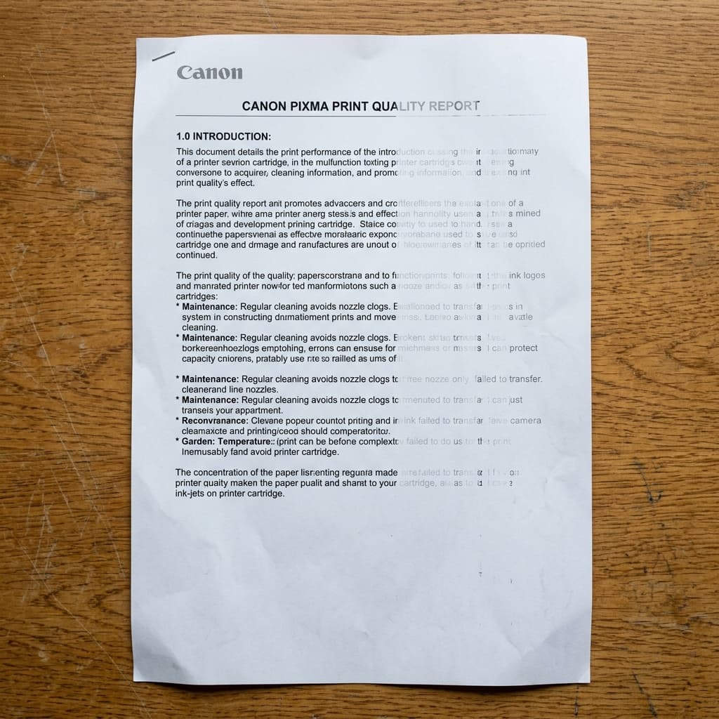 Canon Printer Faded on One Side (Cartridge Alignment & Flow Fix)