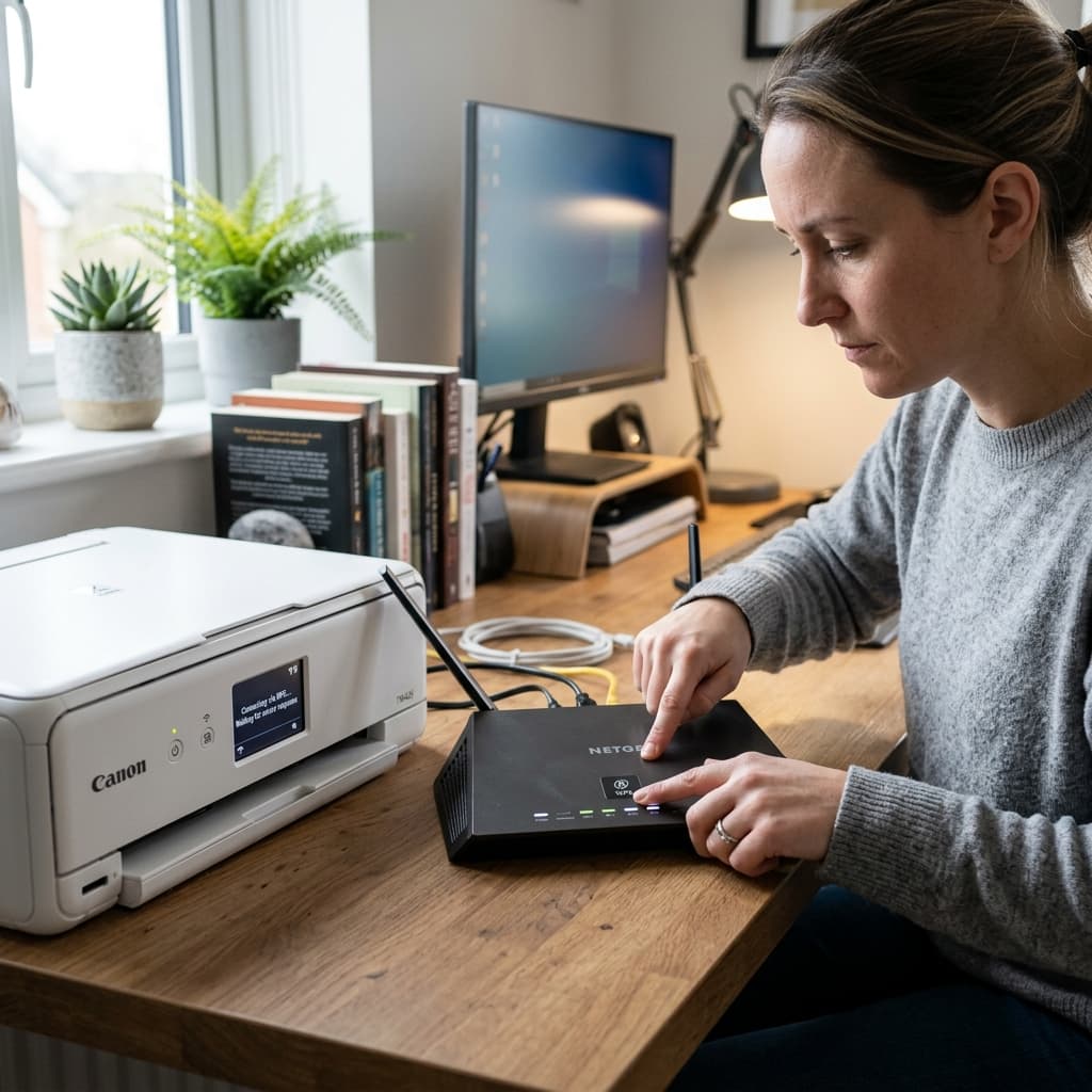 How to Connect Any Canon Printer to Wi-Fi Using WPS