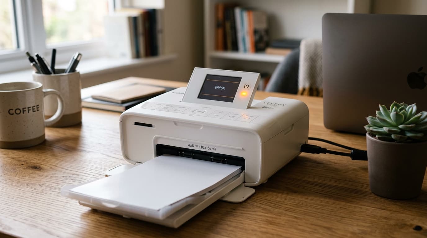 Canon SELPHY CP1500 Not Printing? Queue, Cassette & Connection Fix
