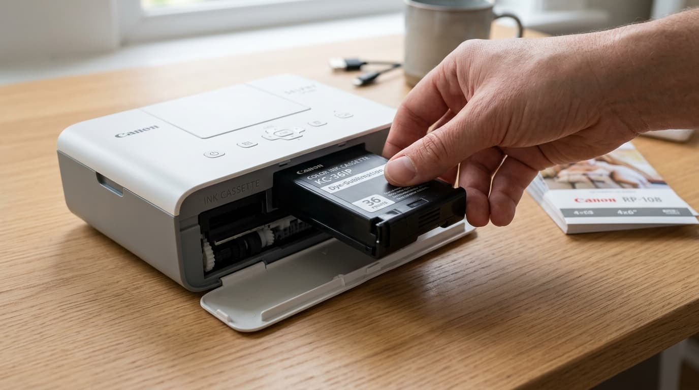 Canon SELPHY Ink Cartridge Not Recognized? Ribbon Slack & Sensor Fix