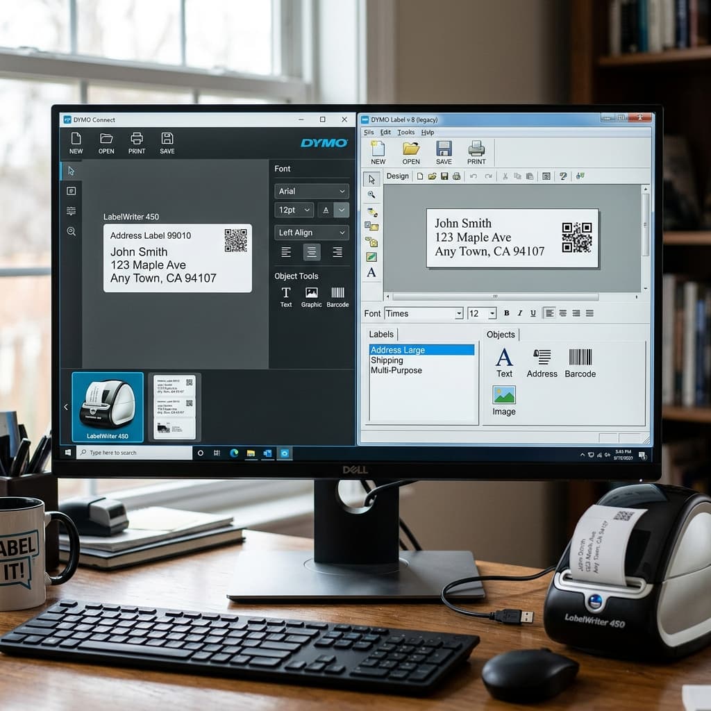 DYMO Connect vs. DYMO Label Software (DLS8): Which Do You Need?