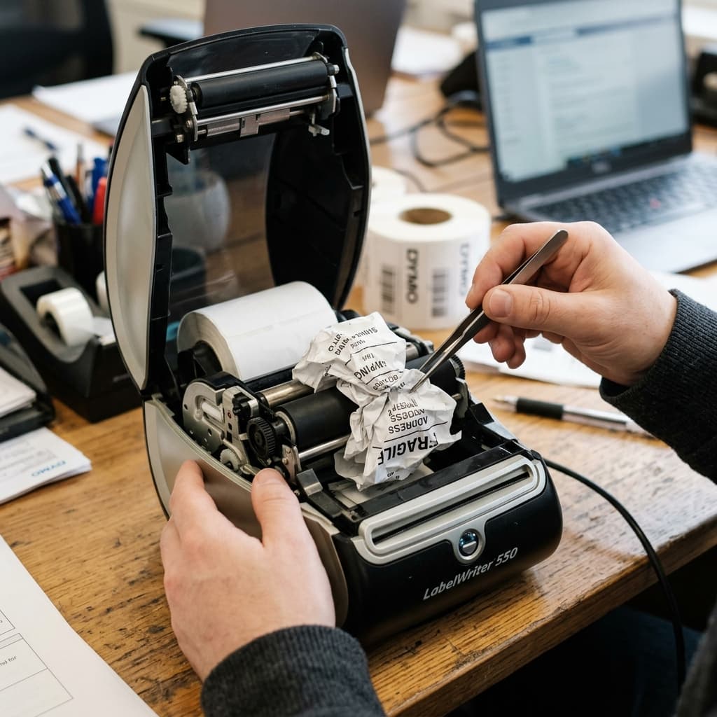 How to Safely Remove a Label Jam in a DYMO LabelWriter