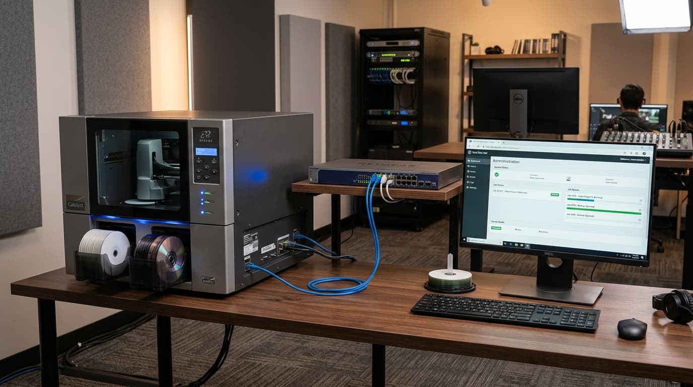 Epson Discproducer Network Setup: PP-100N & Total Disc Net Guide