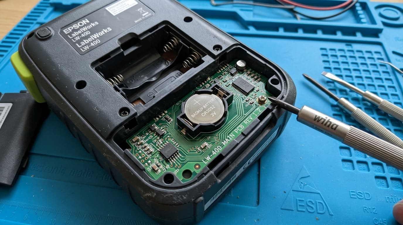 Epson LabelWorks Saved Labels Missing: Memory & Backup Battery Fix