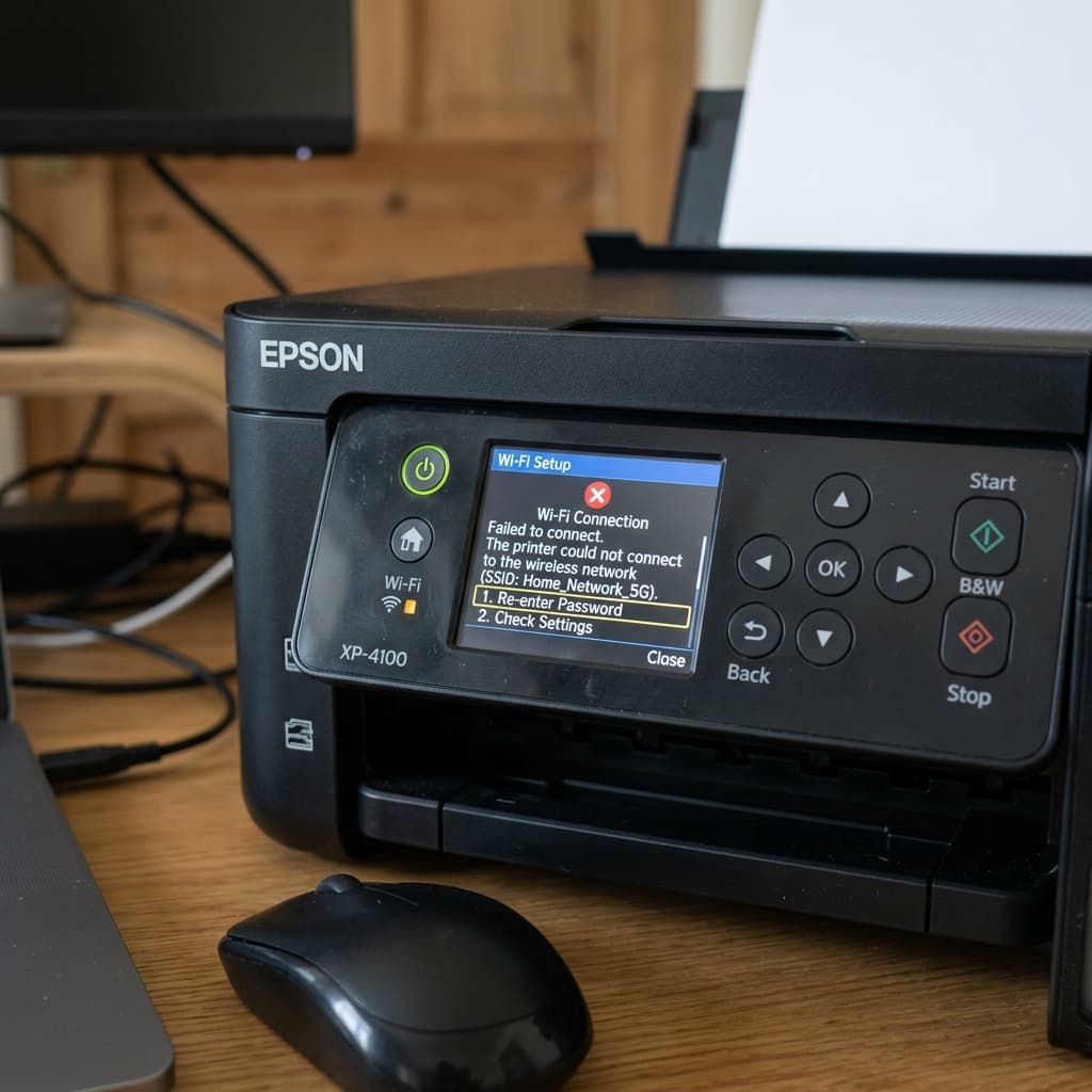 Epson XP-4100 & ET-2400 Wi-Fi Setup Problems Fixed
