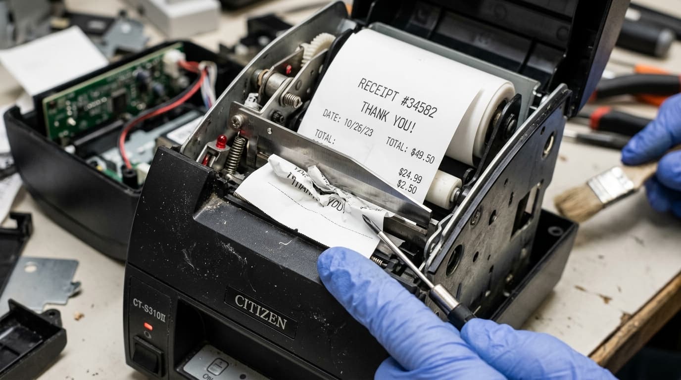 Fix Citizen Printer Cutter Lock & Auto Cutter Errors
