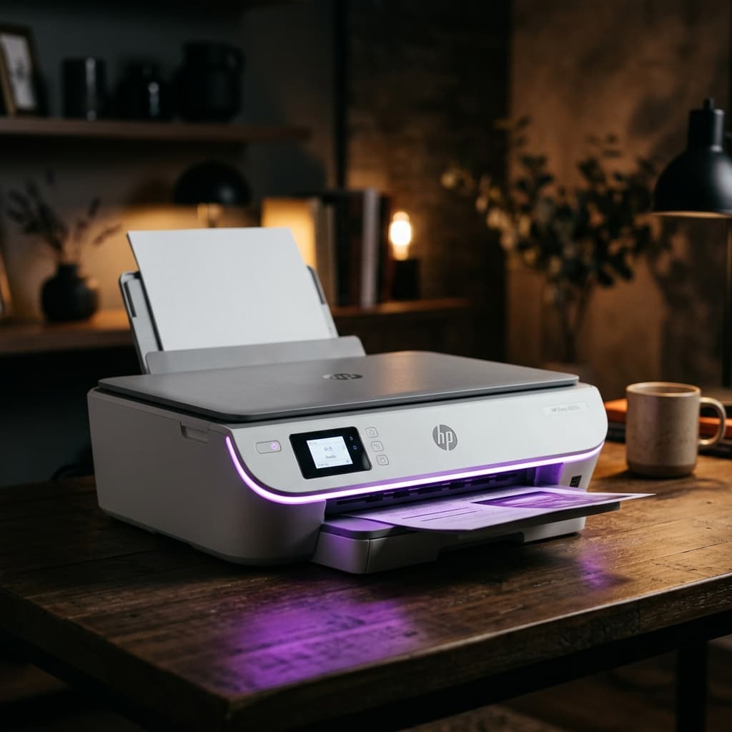 HP Envy 6055e Blinking Purple Light: What It Means