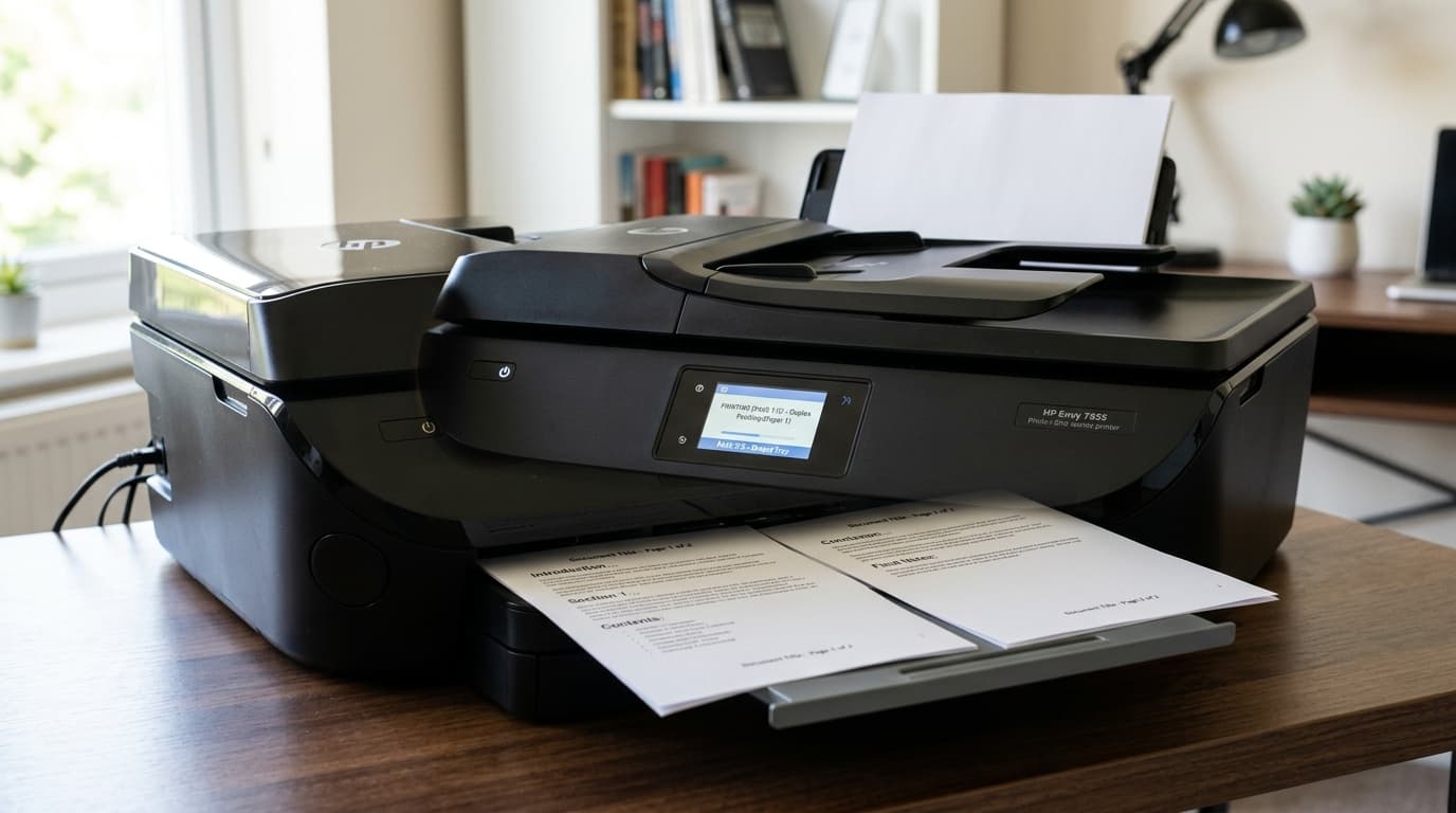 HP Envy 7855 Duplex Printing Not Working? Solved