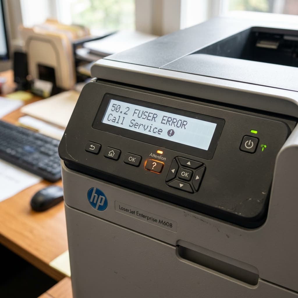 HP LaserJet 50.2 Fuser Error: What It Means & Fixes