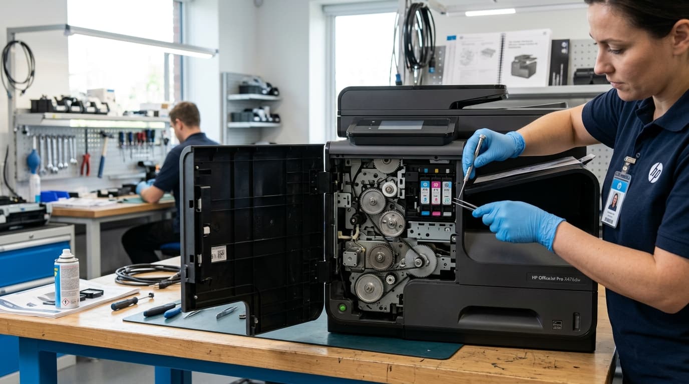 HP OfficeJet Pro X Printhead Error: 0xc6fd Codes, Lift Mechanism & Web Reset