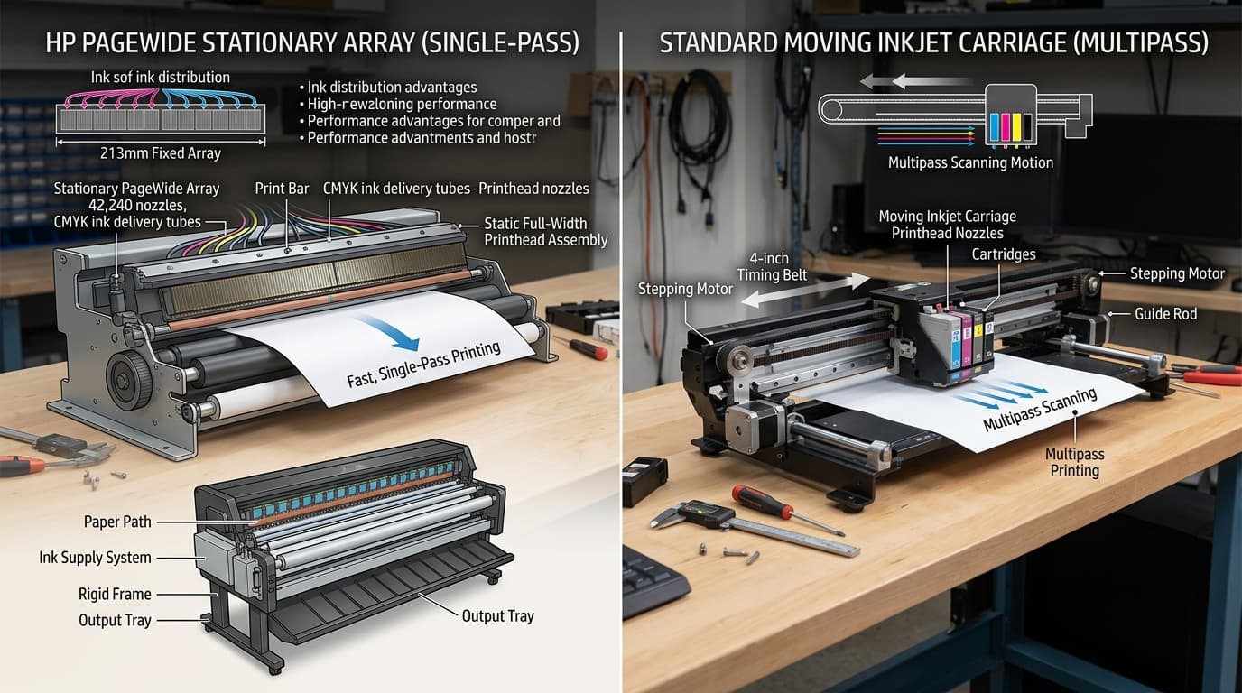 HP PageWide vs Regular Inkjet: Technology, Speed & Cost Comparison