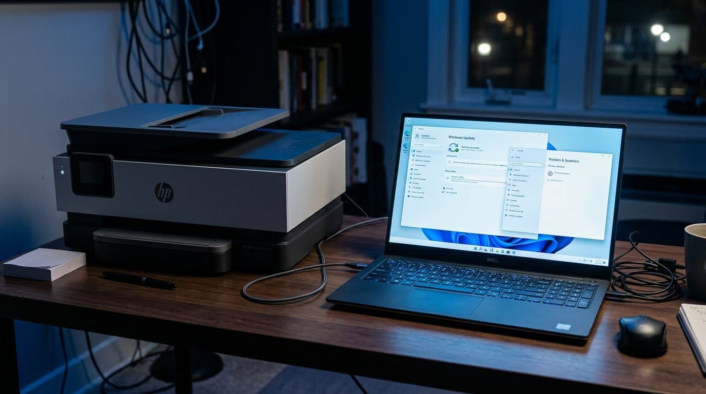 HP Printer Driver Missing After a Windows Update? Fixed