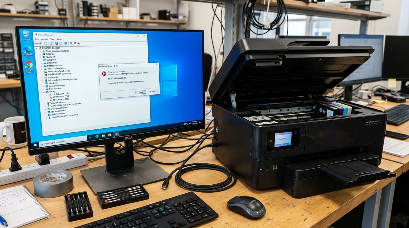 HP Printer Driver Not Installing? How to Fix Driver Problems