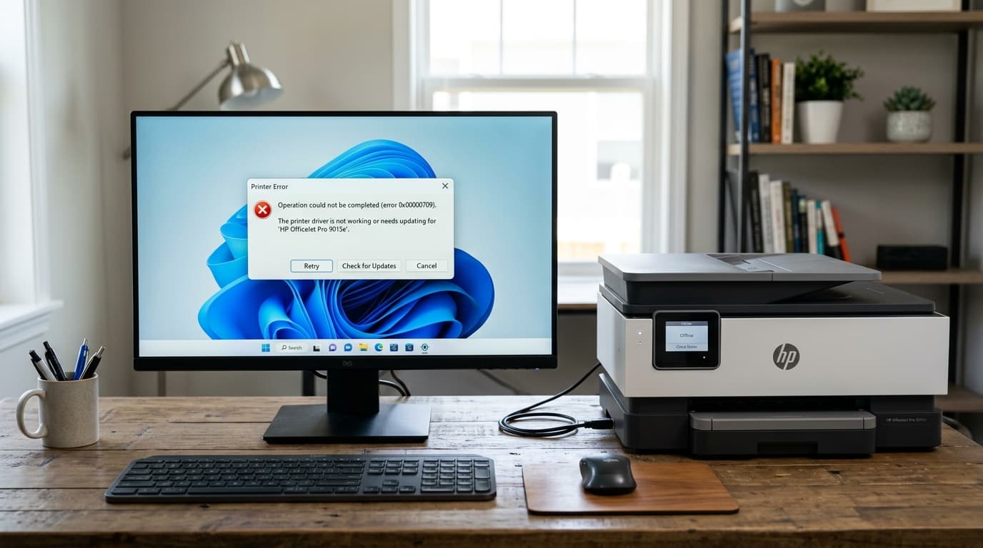 HP Printer "Driver is Unavailable" in Windows 11? Fix