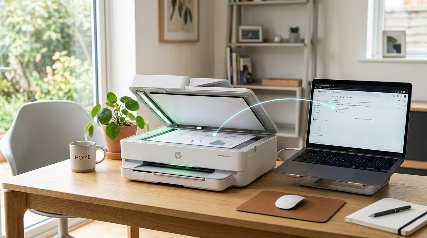 How to Set Up Scan to Email on an HP Printer (Gmail)