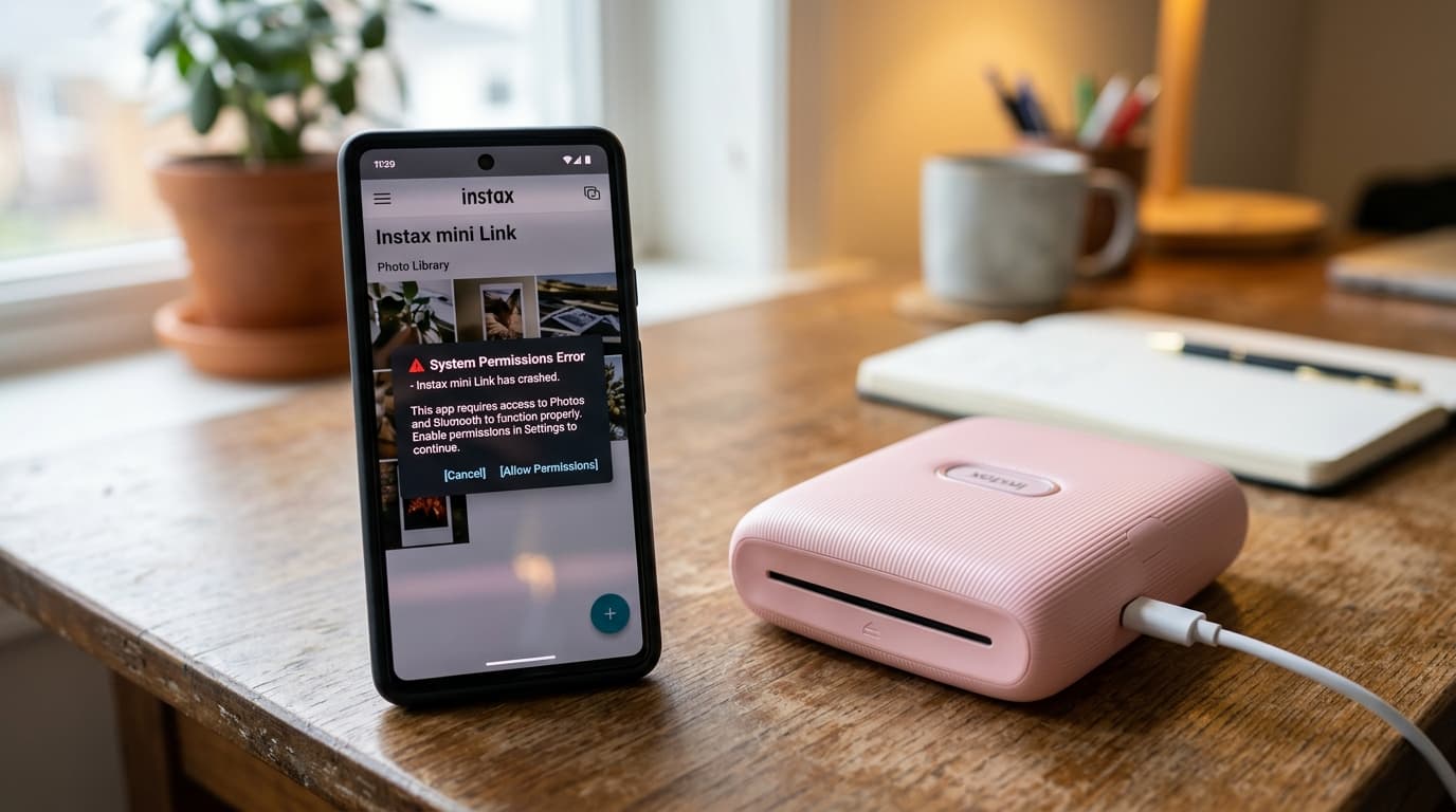 Fix Instax Link App Crashing, Compatibility & Permissions Errors
