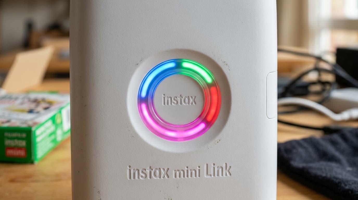 Instax Link LED Charging Lights & Blinking Color Meanings
