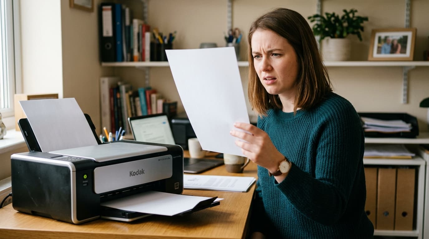 Kodak Printer Printing Blank Pages? How to Restore Ink Flow