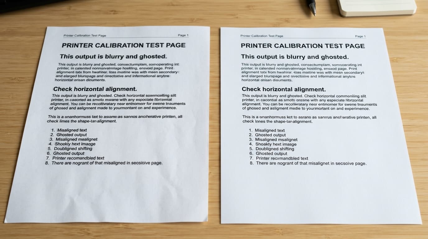 Why is My Kodak Printer Printing Double Lines or Shadowed Text?