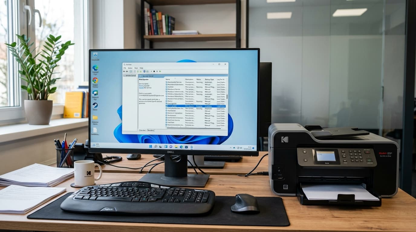 Resolving Kodak Printer Spooler Errors on Windows OS