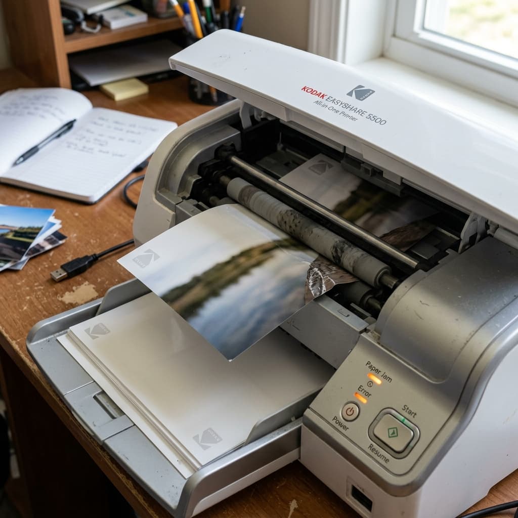 Kodak Portable Printer Won't Feed Paper: Roller Slip Fixes