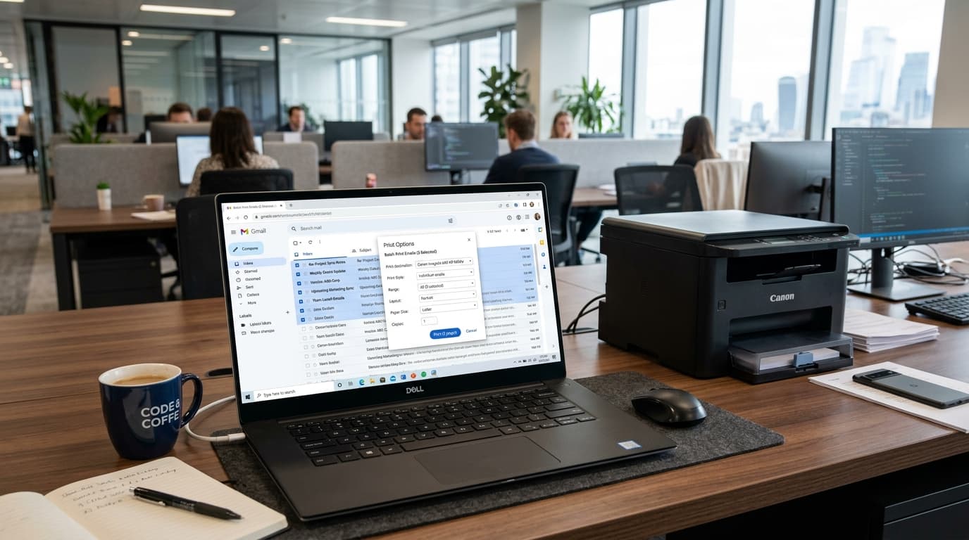 How to Print Multiple Gmail Emails at Once: Batch Printing Guide