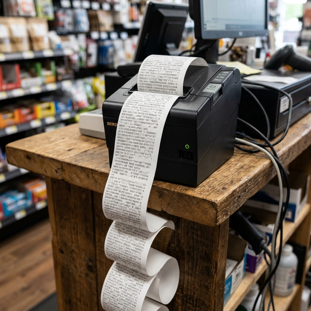 Bixolon Printer Printing Garbled Text? How to Fix Garbage Printing Bixolon receipt printer printing a long receipt full of garbled random characters