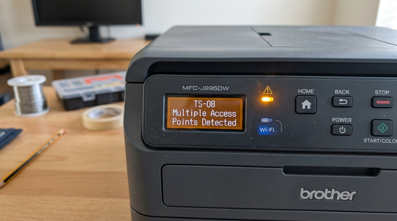 Brother Printer Error TS-08? Too Many Routers at Once Brother Printer Error TS-08? Too Many Routers at Once