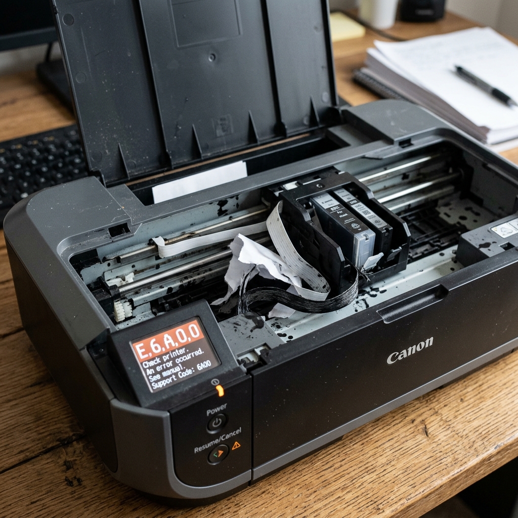 Canon Printer Error 6A00: Cartridge Carriage Jam Explained Canon Printer Error 6A00: Cartridge Carriage Jam Explained