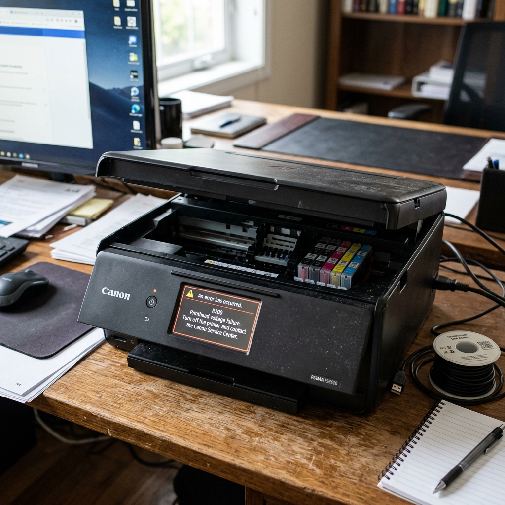 Canon Printer Error B200: Printhead Voltage Failure Explained Canon Printer Error B200: Printhead Voltage Failure Explained