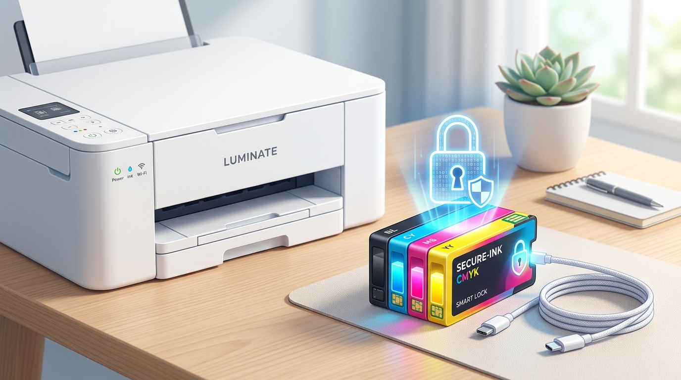 HP+ Blocking Third-Party Ink After an Update? Fix Ink cartridge with digital lock icon
