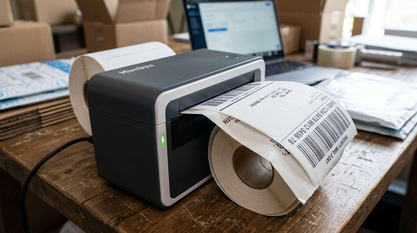 Fix Misaligned Label Printing on Munbyn Printers Munbyn printer printing misaligned text off the edge of a label