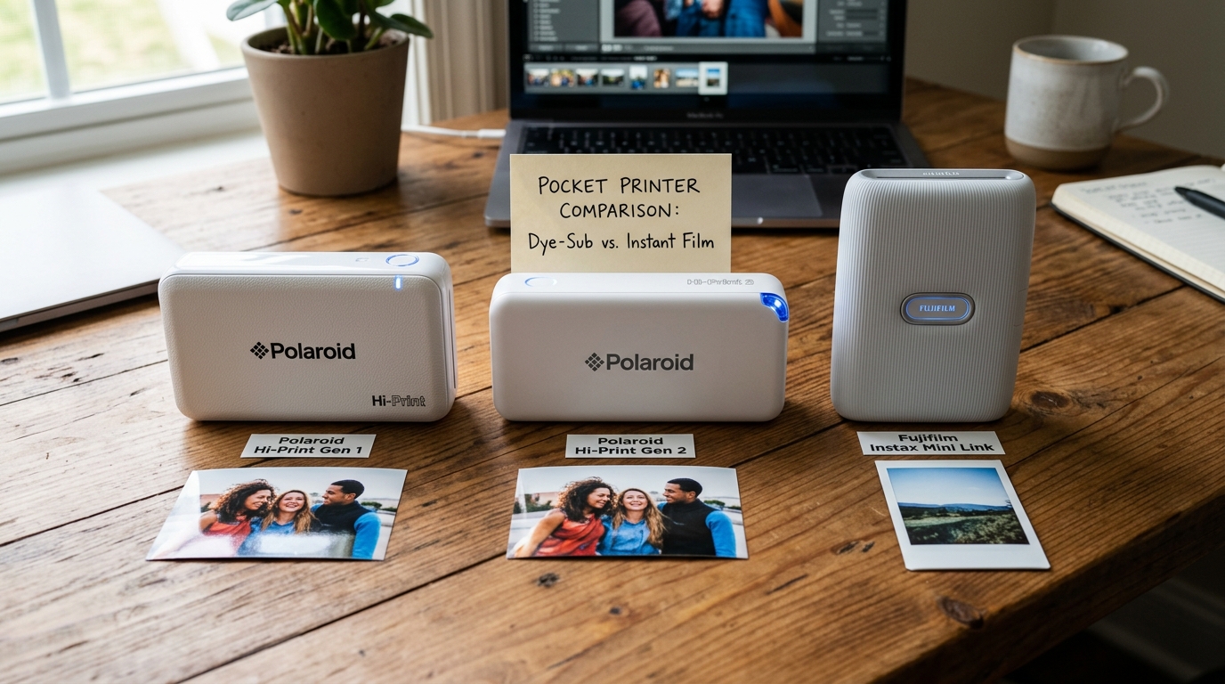 Polaroid Hi-Print Gen 2 vs Gen 1 & Instax Mini Link Comparison Polaroid Hi-Print Gen 2 vs Gen 1 & Instax Mini Link Comparison