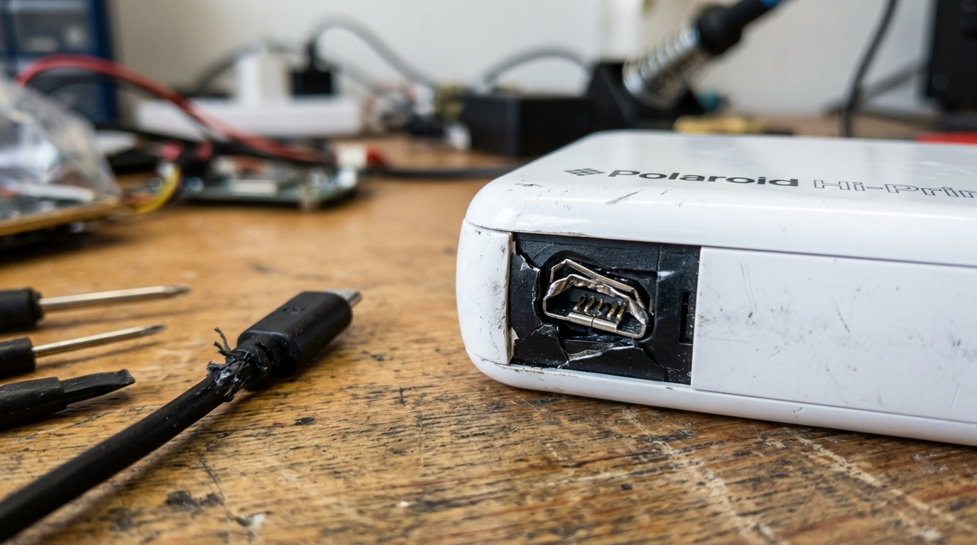 Fix Polaroid Hi-Print Won't Turn On, Won't Charge & Port Fix Fix Polaroid Hi-Print Won't Turn On, Won't Charge & Port Fix